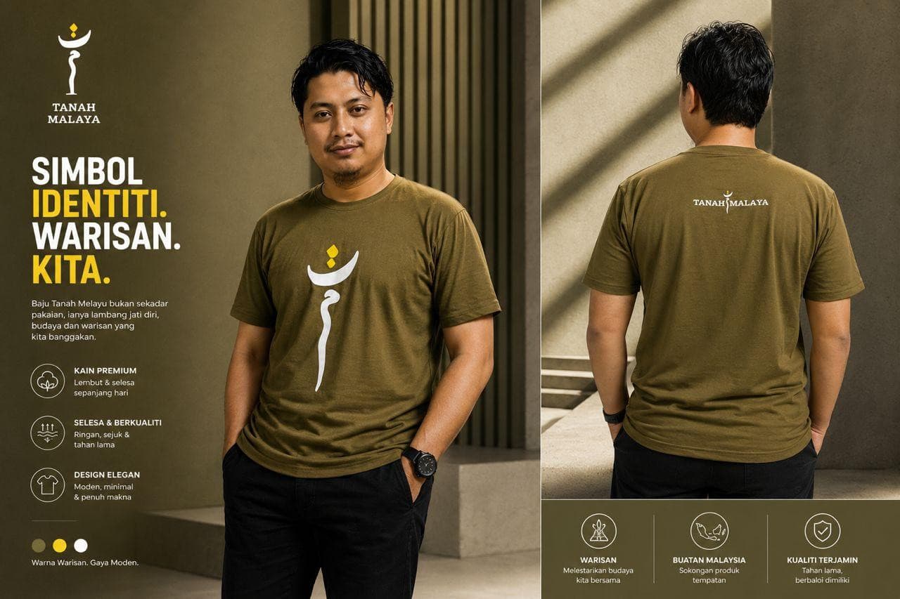 T-shirt Tanah Malaya - gambar 2